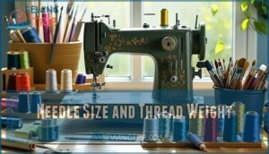 needle size and thread weight