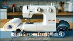 needle size for fabric weight