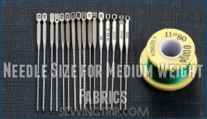 needle size for medium weight fabrics