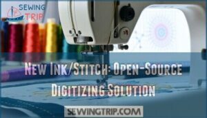 new ink/stitch: open-source digitizing solution