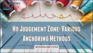 no judgement zone: various anchoring methods