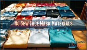 no sew face mask materials