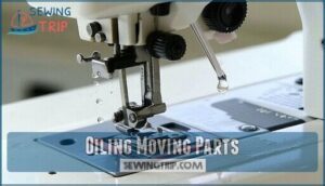 oiling moving parts