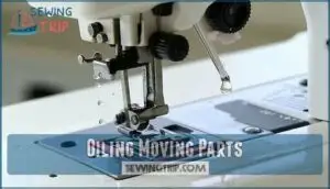 oiling moving parts