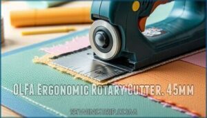olfa ergonomic rotary cutter, 45mm