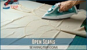 open seams