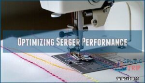 optimizing serger performance