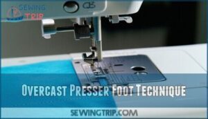 overcast presser foot technique