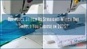 overlock stitch vs straight