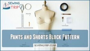 pants and shorts block pattern