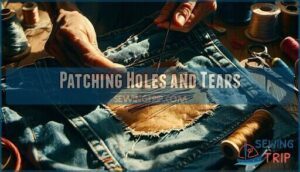 patching holes and tears