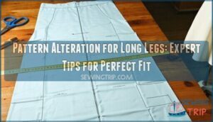 pattern alteration for long legs pattern alteration for long legs