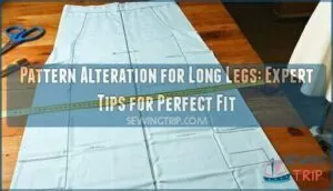 pattern alteration for long legs