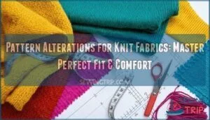 pattern alterations for knit fabrics