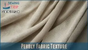 pebbly fabric texture