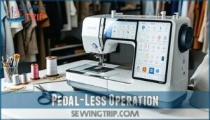 pedal-less operation