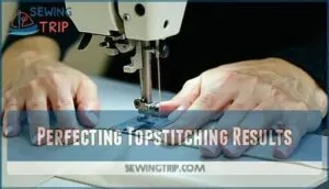 perfecting topstitching results
