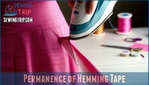 permanence of hemming tape