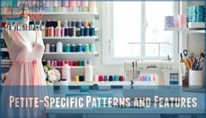 petite-specific patterns and features