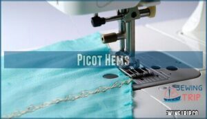 picot hems