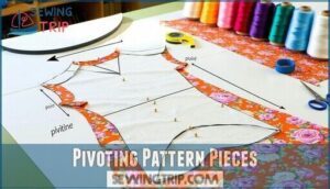 pivoting pattern pieces