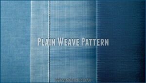 plain weave pattern