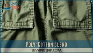 poly-cotton blend
