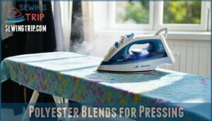 polyester blends for pressing