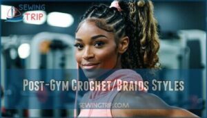 post-gym crochet/braids styles