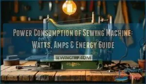 power consumption of sewing machine