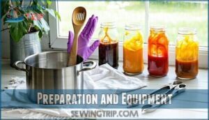 preparation and equipment