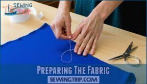 preparing the fabric