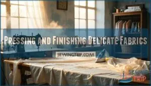pressing and finishing delicate fabrics