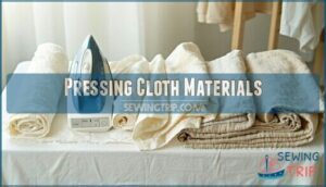 pressing cloth materials
