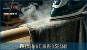 pressing curved seams pressing curved seams