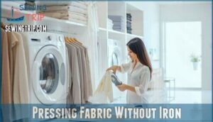 pressing fabric without iron