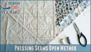 pressing seams open method