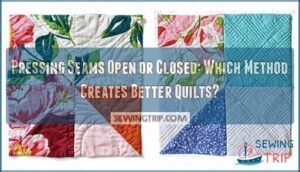 pressing seams open or closed