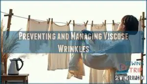 preventing and managing viscose wrinkles