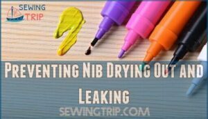preventing nib drying out and leaking