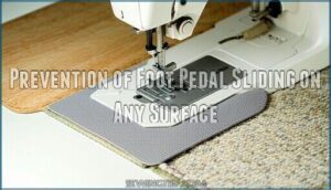prevention of foot pedal sliding on any surface