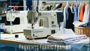 prevents fabric fraying