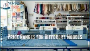 price ranges for different models