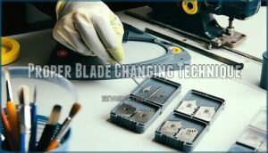 proper blade changing technique