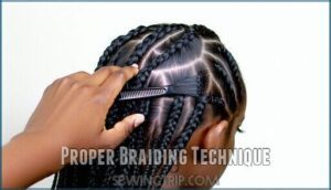 proper braiding technique