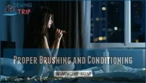 proper brushing and conditioning