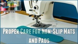 proper care for non-slip mats and pads