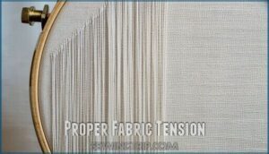 proper fabric tension