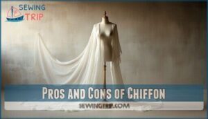 pros and cons of chiffon