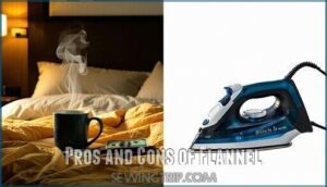 pros and cons of flannel
